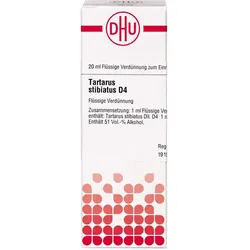 Tartarus Stibiatus D 4 20 ML