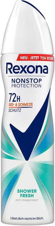 Rexona - Deospray, Nonstop Protection Anti-Transpirant Shower Fresh, 150  ml