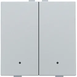 Niko Züblin 121-52202 Zweifach Taster mit LEDs und Komfort Sensoren für Niko Home Control, s 12152202