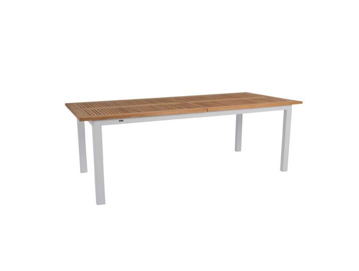 Brafab Esstisch Lyon 224-304 cm, Hellgrau, Ausziehbar