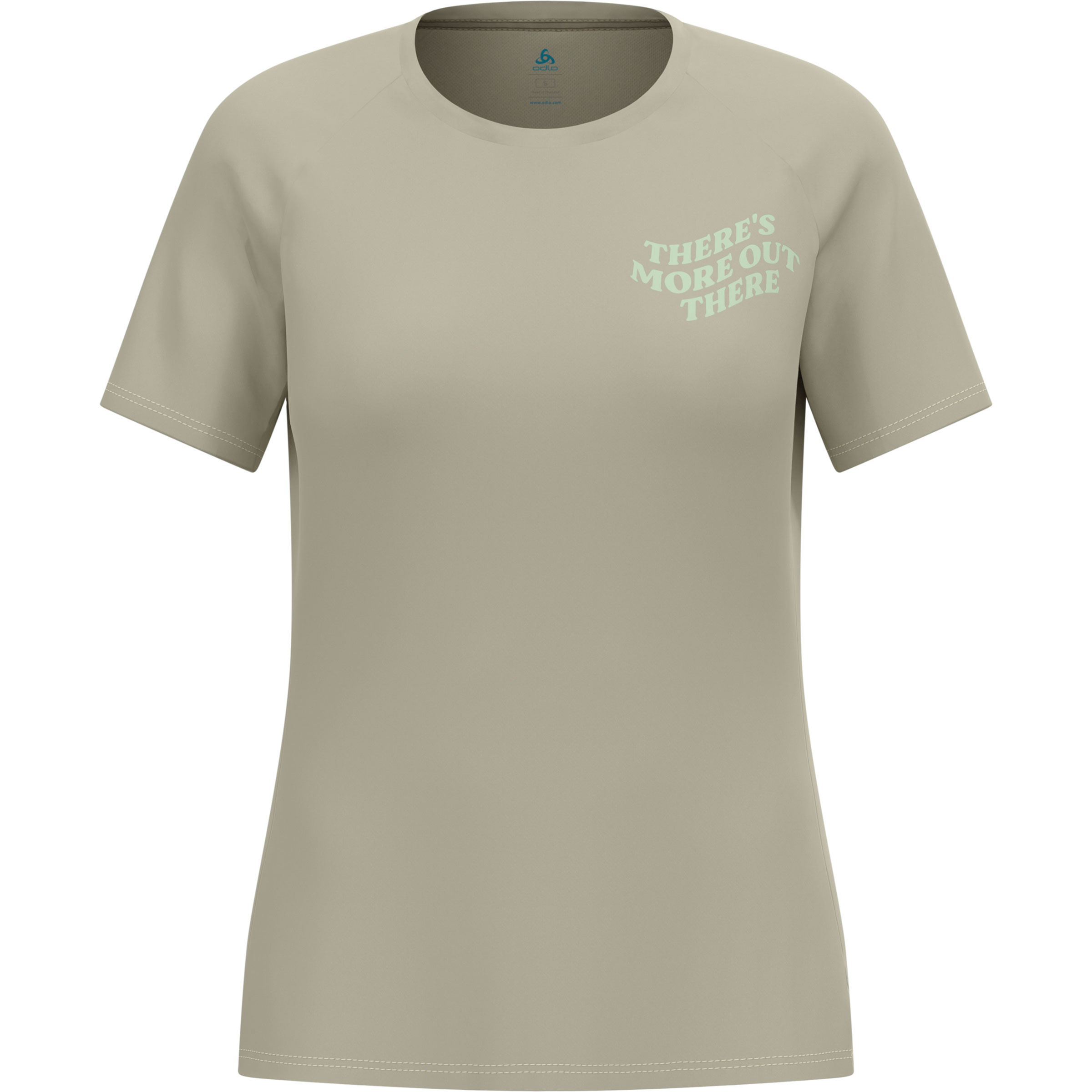 Odlo Essential Print Graphic Damen T-Shirts gruen Größe XS Trailrunning | Laufen Geruchsneutralisierend