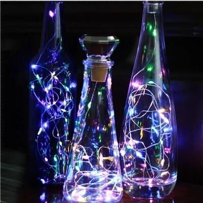 Uplift Picks Solar Wine Bottle Lights Create Romantic Fairy Glow For Every Celebration multicolor 1 Pc