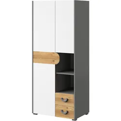 DREHTÜRENSCHRANK ARCADA 80/189,5/53cm 2-türig Eichefarben