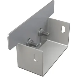 Alcadrain Endstück für Entwässerungsrinnen 100 mm, Edelstahl