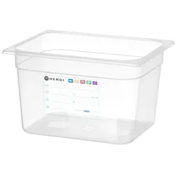 12x Gastronorm-Behälter 1/2,GN 1/2,12,5L,Transparent,325x265x(H)200mm