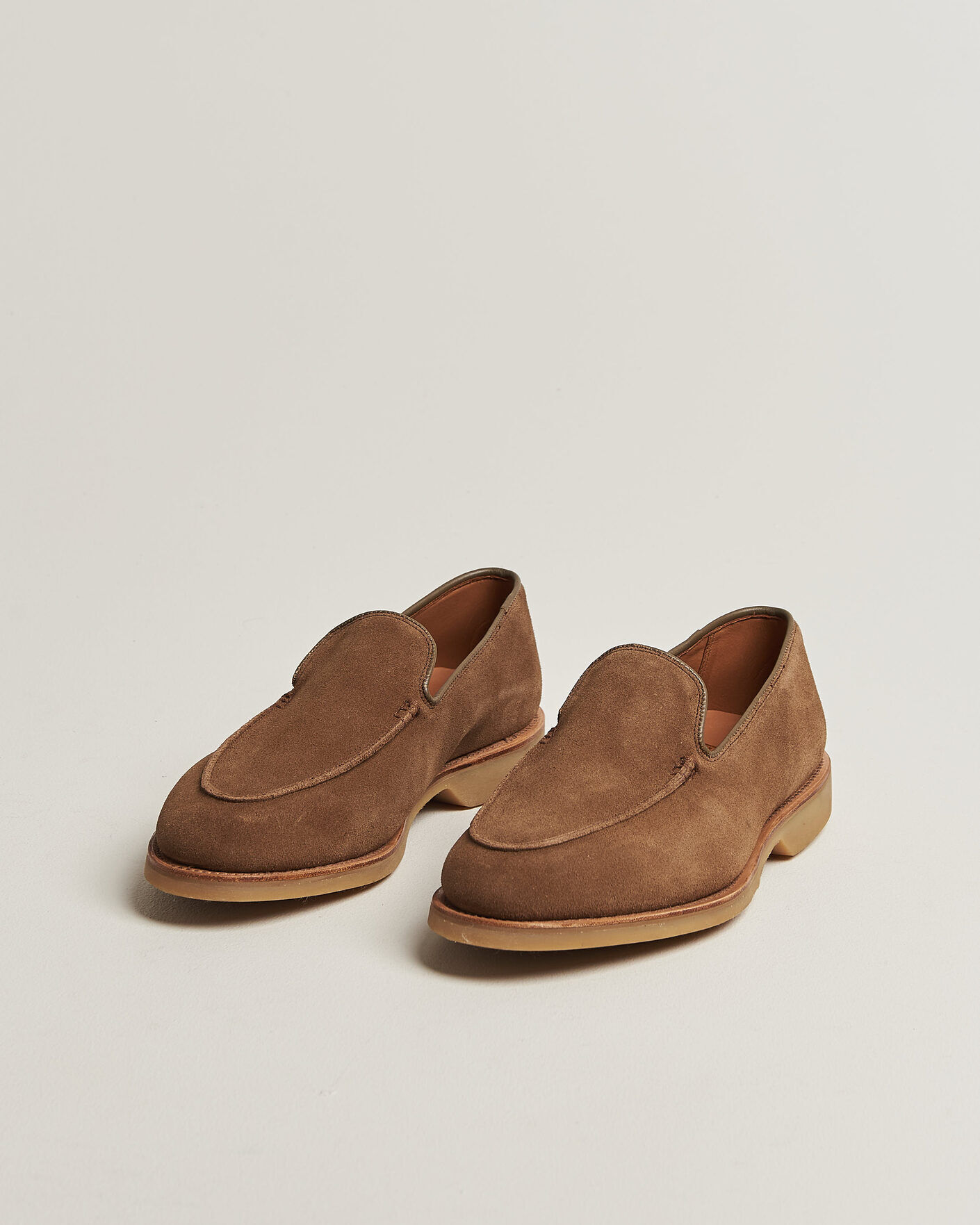 Crockett & Jones Salcombe 2 Loafer Wedge Sole Desert Suede men EU43 Beige