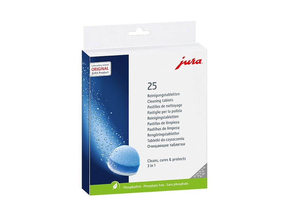 JURA 3-Phasen-Reinigungstabletten 25045