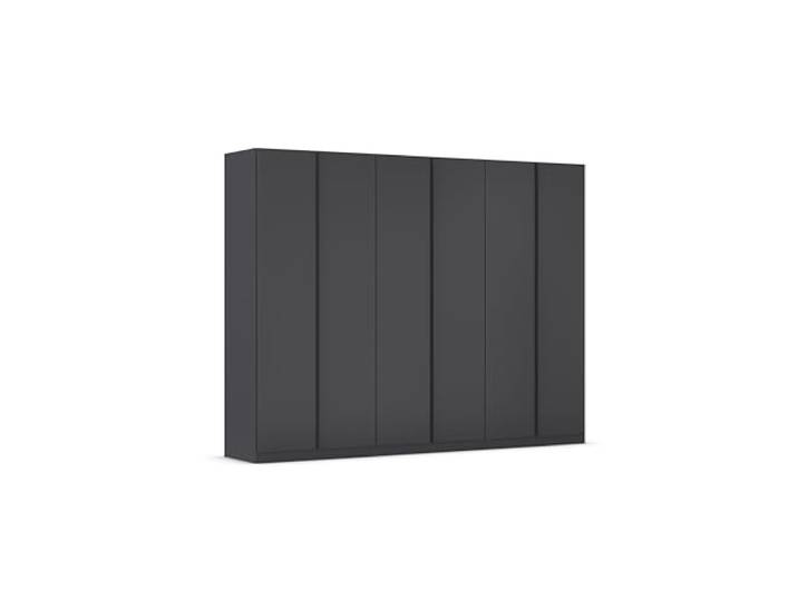 Rauch Möbel MONOSTAR, Kleiderschrank, Farbe Grau metallic, Breite 271 cm