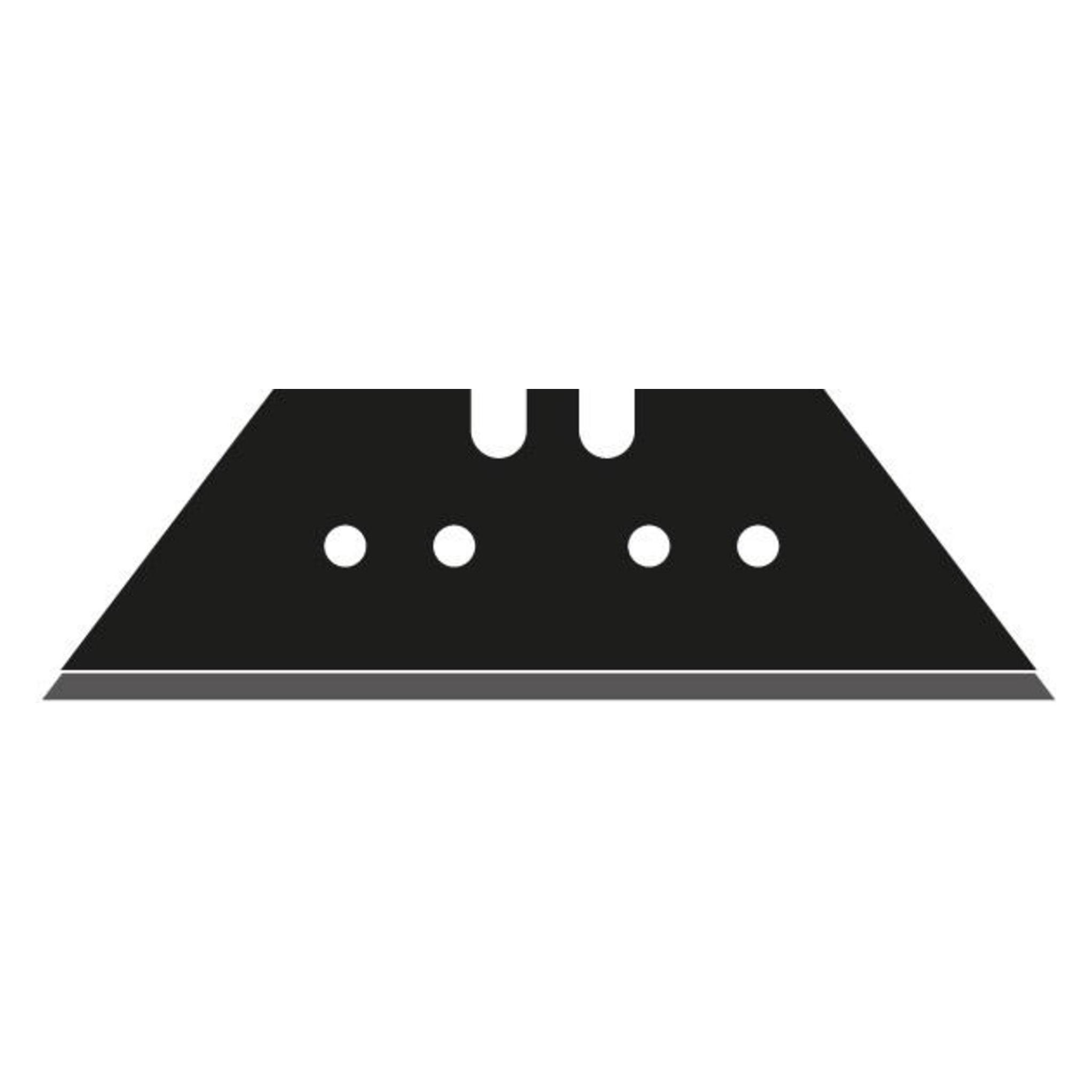 Lutz Blades Trapezklinge Black 61 x18,7x0,65mm Pack a 10 Stück (4030884700297)