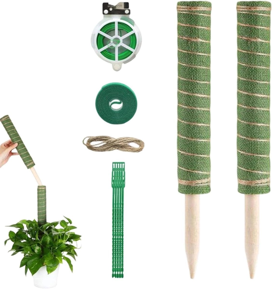 Mospaal Plantensteun Bruin - 30 cm