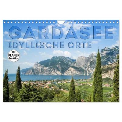GARDASEE Idyllische Orte (Wandkalender 2026 DIN A4 quer), CALVENDO Monatskalender