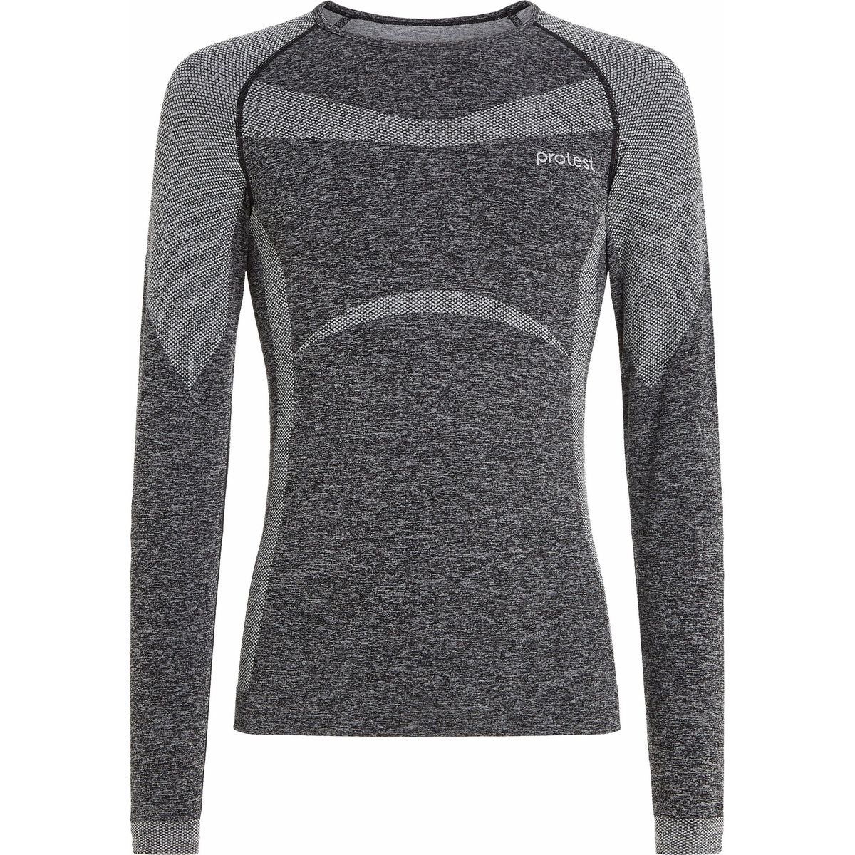 Protest Prtkombu Thermo Shirt dark grey melee (592) M/L 1620300-592-M/L