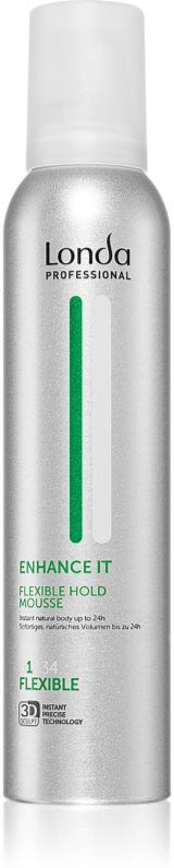 Londa Professional Enhance it Flexible Hold Mousse Haarschaum für mehr Volumen 200 ml