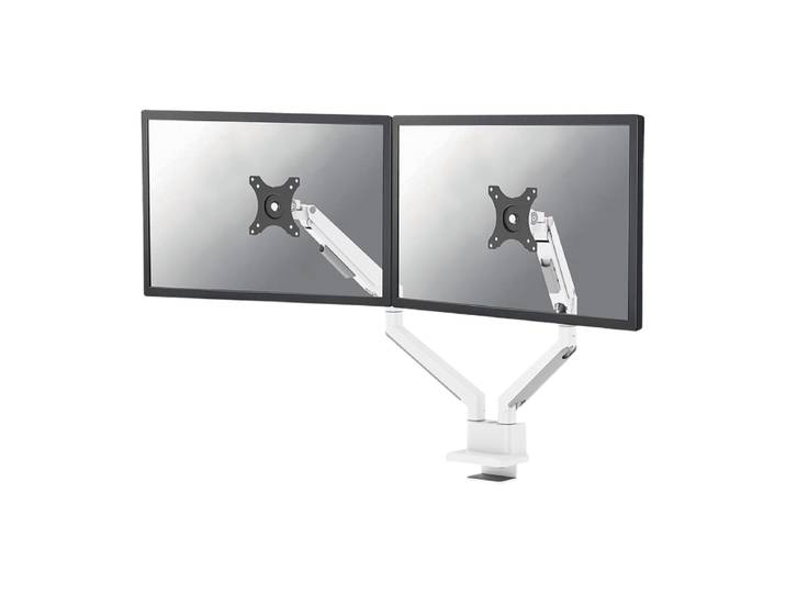 Neomounts DS70-250WH2 monitorarm 17-32″ - gasveer - Topfix - 180°-stop