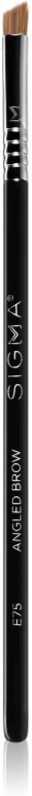 Sigma Beauty Brow E75 Angled Brow Brush pinceau sourcils biseauté 1 pcs
