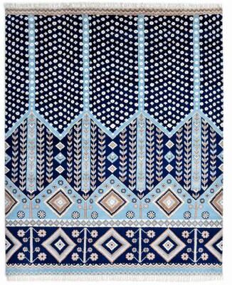 Overton Handmade Modern Contemporary Floral Area Rug
