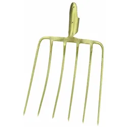 Ideal IDEAL-Maisgabel, 6 Zinken, ohne Stiel Außenzinken aufgebogen