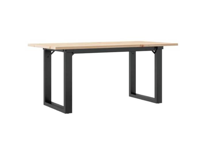 Roanoer Couchtisch Kiefernholz Kaffeetisch Wohnzimmer 90x40x45cm Der Sofatisch aus Naturholz bereichert den Loungebereich im Wohnzimmer durch ein stabiles O-Profil und zeitlose Aesthetik.