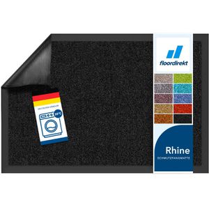 Floordirekt Schmutzfangmatte Rhine, 200 x 600cm, schwarz