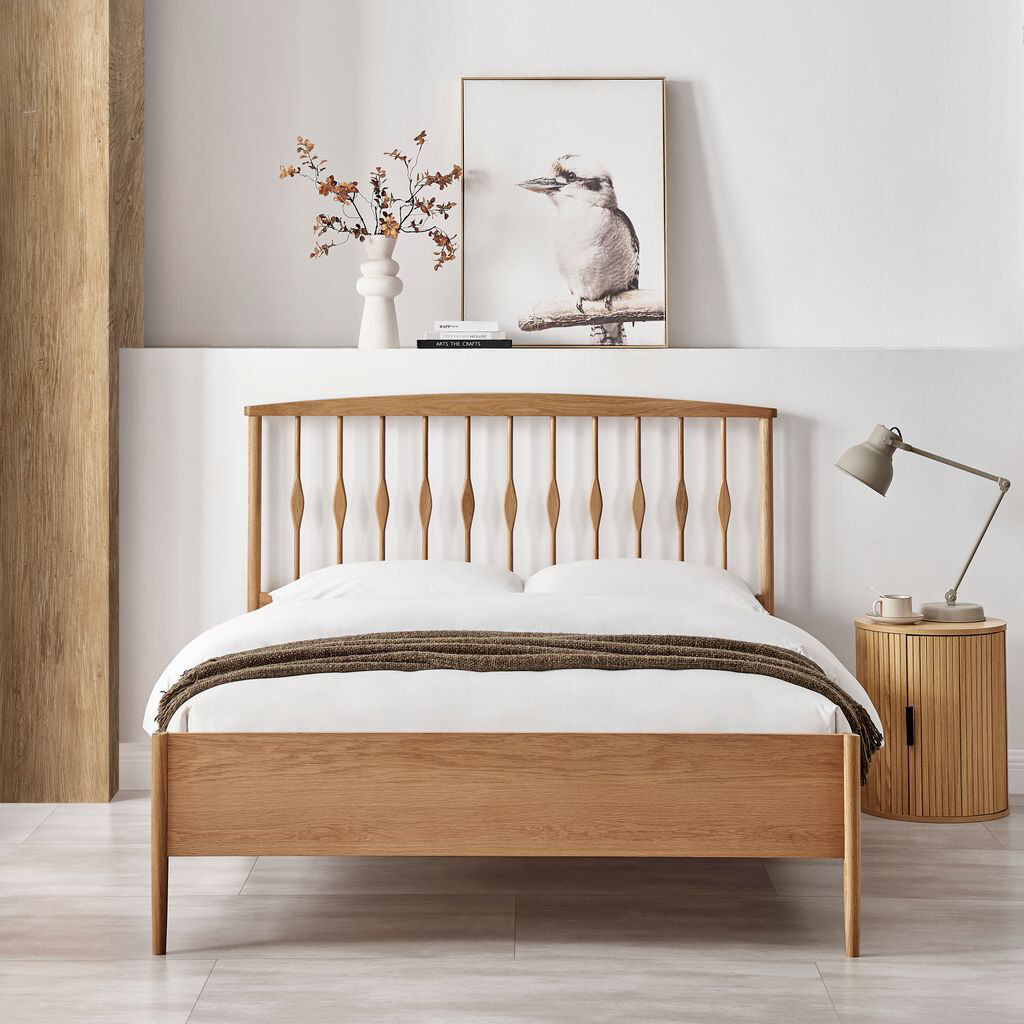 Metro Bed Frame Brown Kingsize (5')