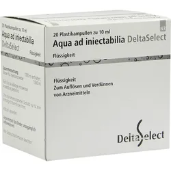 AQUA AD iniectabilia Plastik 20X10 ml Flüssigkeit
