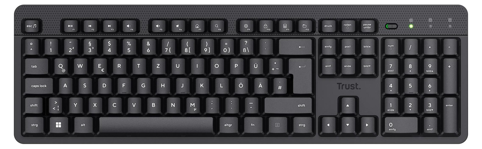 Trust Ody II toetsenbord QWERTZ Duitse lay-out 25014