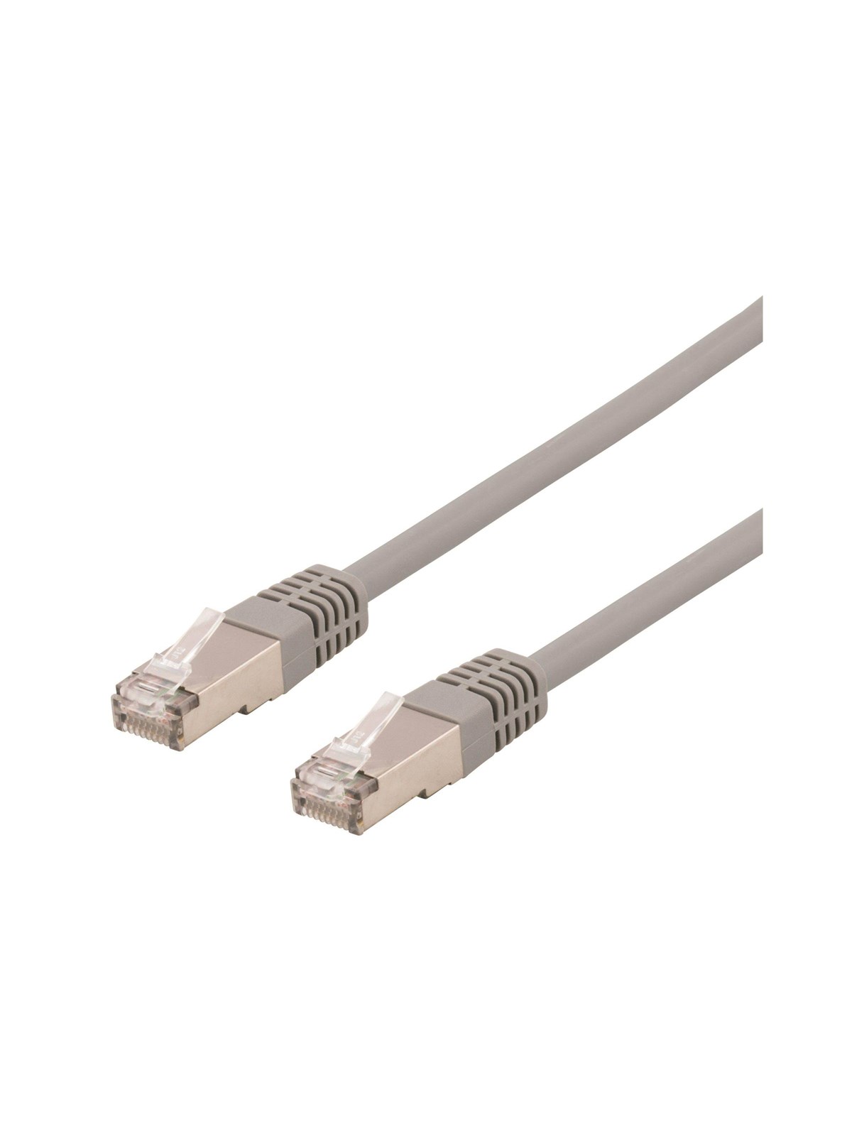 Deltaco STP-62AU - patch cable - 2 m - grey - Grau - 2m