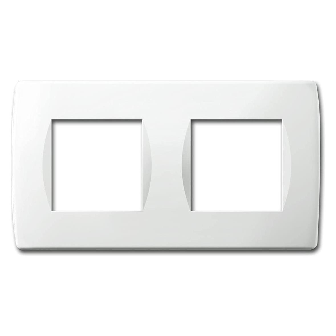 TEM Serie Modul Rahmen OS COVER PLATE SOFT2x2M PW (OS24PW-U)