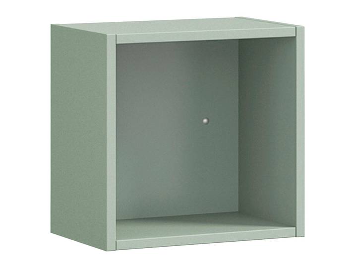 Cantus Hängeelement, Salbeigrün, Holzwerkstoff, 34x34x25 cm, Made in Germany, Wohnzimmer, Wohnwand, Hängeelement