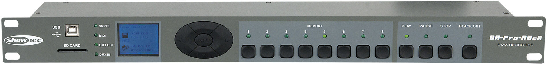 Showtec Dr Pro Rack Dmx-Recorder