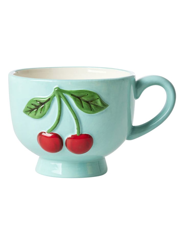 Rice Tasse in Mint/ Rot - 250 ml - onesize