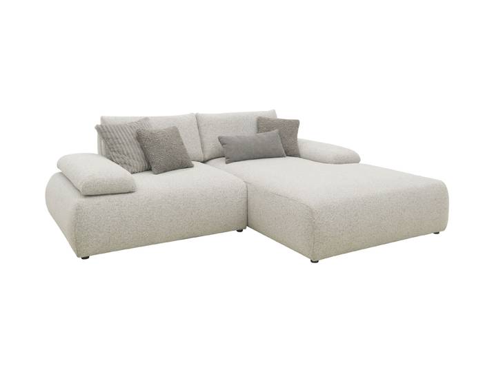 Domo Ecksofa »Bela« - 244x188x80cm - schwarz -