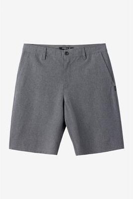 O'Neill s Reserve Heather 21"" Hybrid Shorts in Heather Grey, Size 28, Elastane/Polyester"
