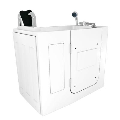 AcquaVapore Sitzbadewanne Senioren Wanne Sitzwanne mit Tür S08-C-L 110x68cm