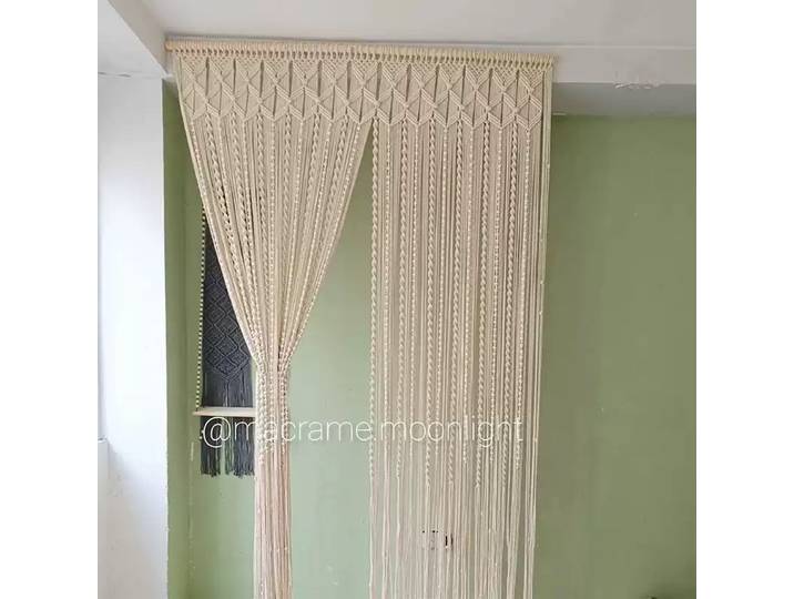 Tapisserie tissée à la main, rideau de porte, cloison à pampilles, baie vitrée, balcon, décoration pour maison d'accueil, taille personnalisée