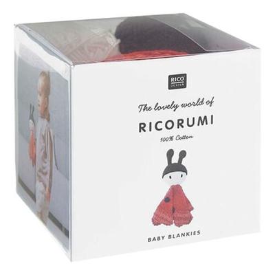 Ricorumi Häkel-Set 'Baby Blankies - Marienkäfer', mit Füllwatte