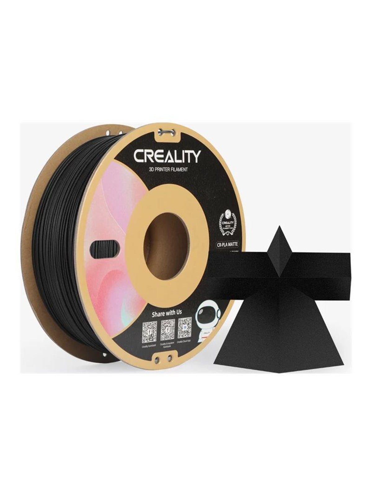CREALITY CR-PLA Matte - Black, 1kg