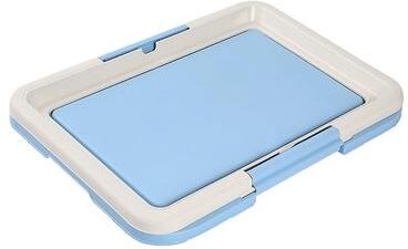 Uplift Picks Portable Indoor Dog Training Toilet Pet Potty Pad Holder Tray blue 27x34 Cm