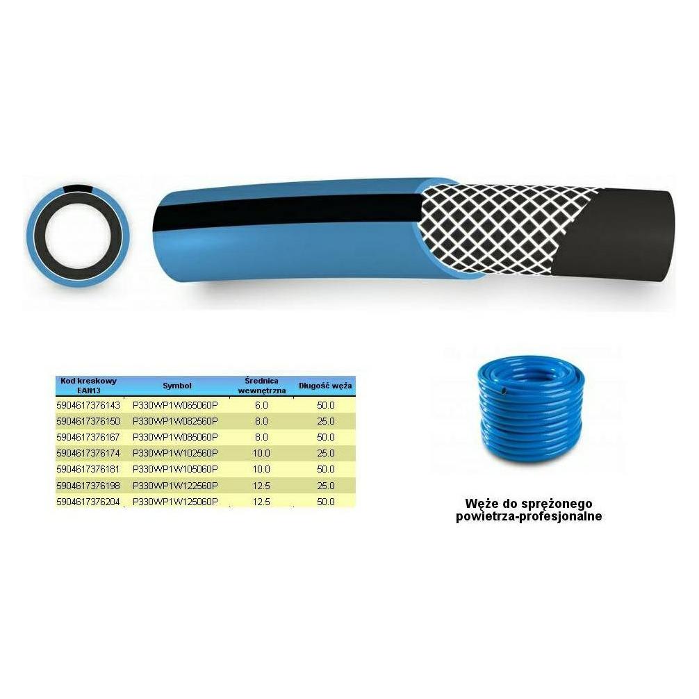 Poli KOMBILUFTSCHLAUCH FI = 6mm x 50m, BLAU, PROFESSIONAL (P430WP1W065060)