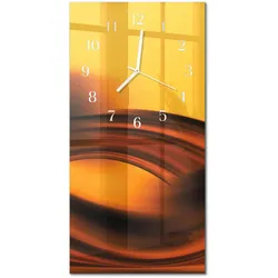 WANDUHR aus Glas 30x60 cm - Abstraktion