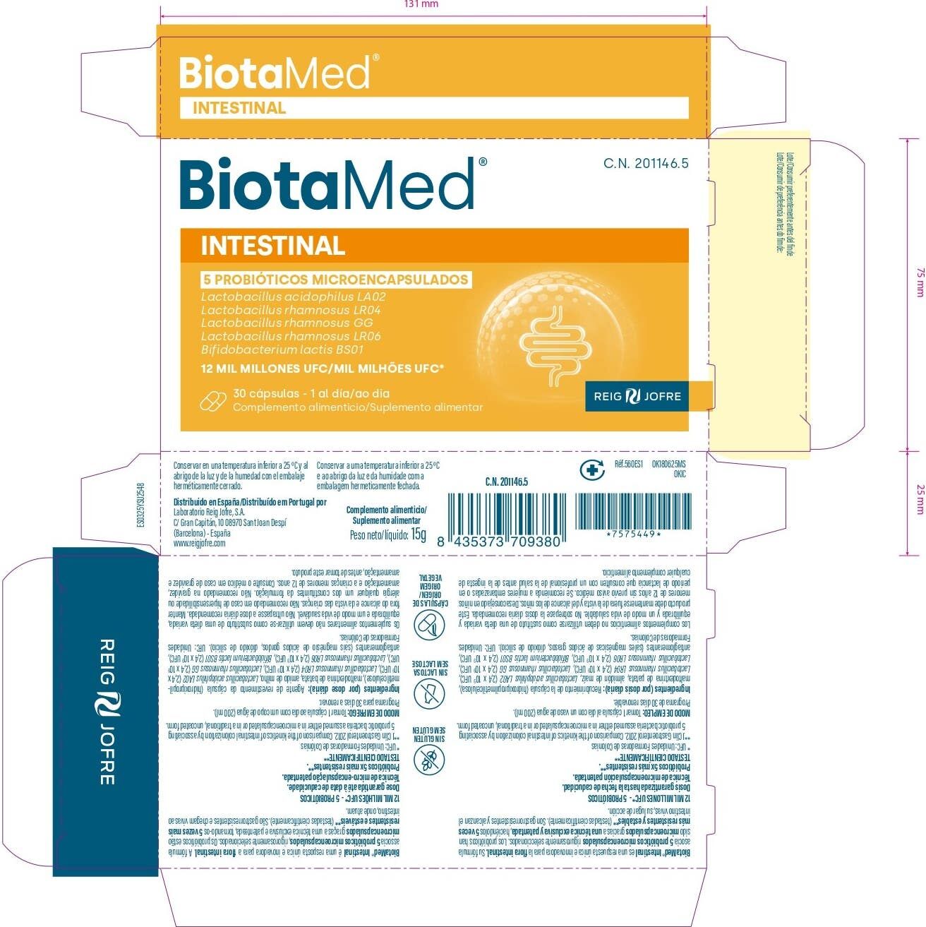 BiotaMed Intestinal 30caps