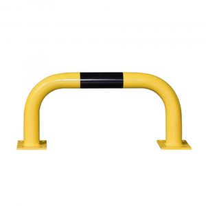 Moravia Rammschutzbügel aus Stahl, Innenbereich, zum Aufdübeln, HxB 350 x 750mm