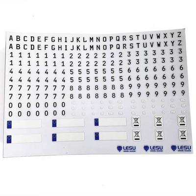 Thicon Models 50413 Nummernschild-Sticker 1:14 Dekorbogen 1St.