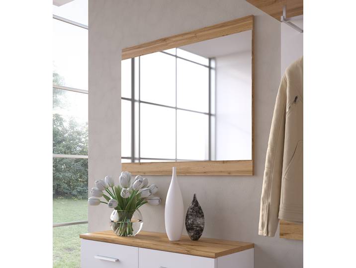 Spiegel 90 x 77 x 1cm Holz/Braun Spanplatte, beschichtet 90 x 77 x 1cm