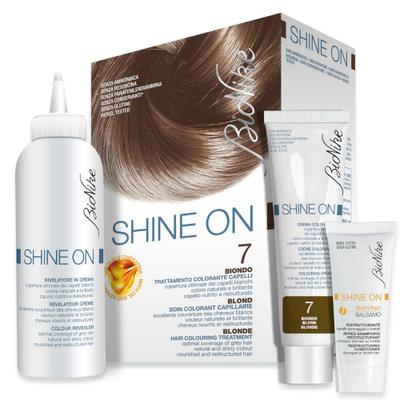 Bionike Shine On Haarverf en Verzorging 7 Blond 1 St Kombipackung