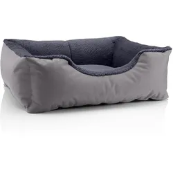 BedDog Hundebett TEDDY Hundesofa waschbares Hundebett mit Rand Hundekissen
