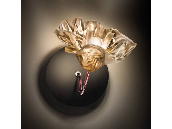 Applique murale Lafleur Noir/Doré - Slamp - Salon / séjour - Design - Plastique
