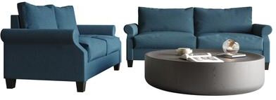 Craft Porch CraftPorch Classic Linen Upholstered 2-Piece Living Room Set