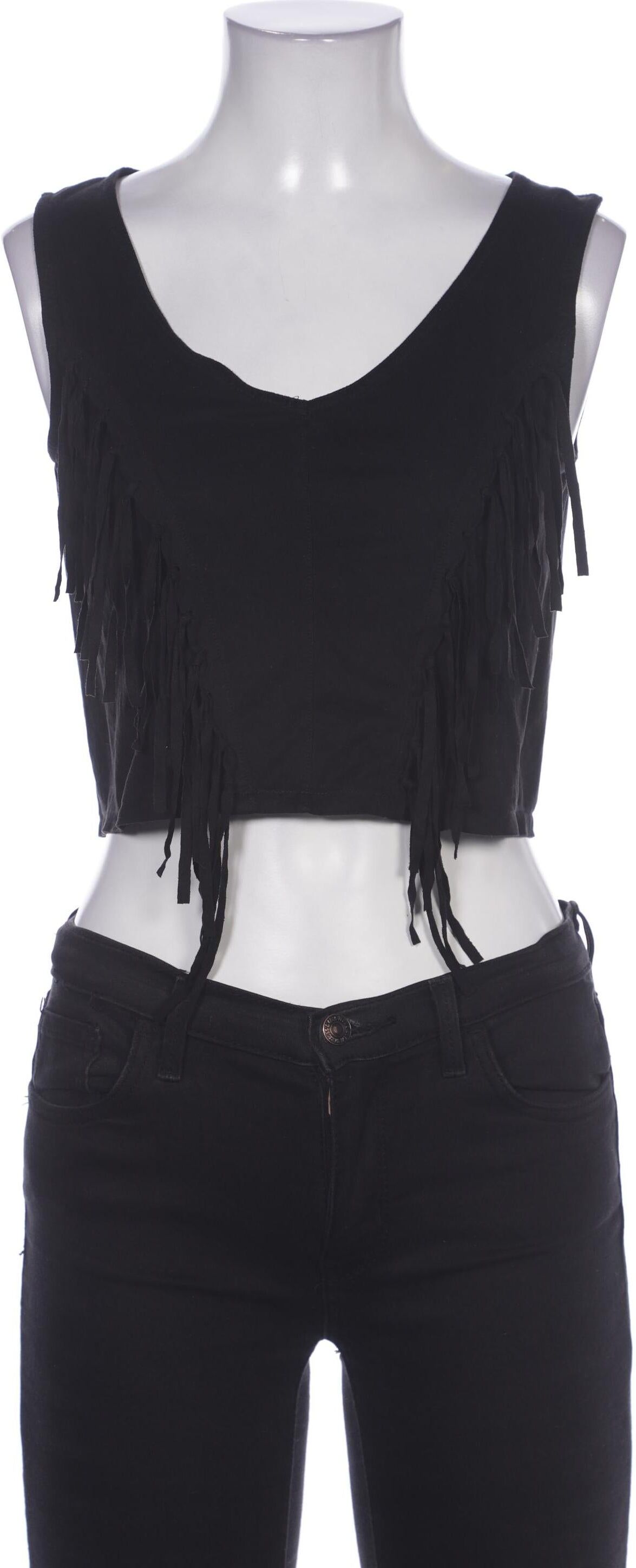 Catwalk Junkie Damen Top, Schwarz, Gr. XS, Synthetik / Elasthan - Second Hand