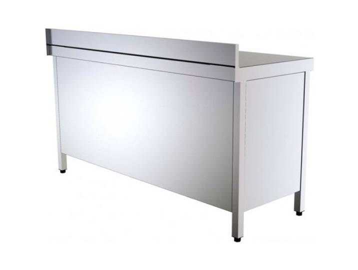 Panneau Arrière pour table de Travail - Distform - l1100- L1- P- h- Acier Inoxydable